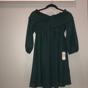 Off the shoulder dress